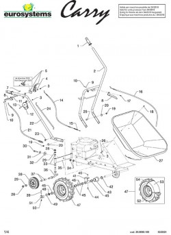 Bowdenzug RWG für CARRY Motorschubkarre Eurosystems