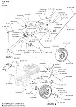 Rad rechts für P70 EVO (M250) Eurosystems