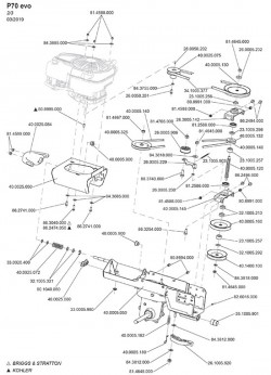 Fluegelmutter für P70 EVO (M250) Eurosystems