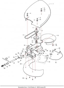 Trommelschutz für P55 (M220) EVO Scheibenmäher Eurosystems