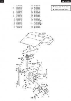 Fräshaube für Gartenfräse P55 (M220) Eurosystems