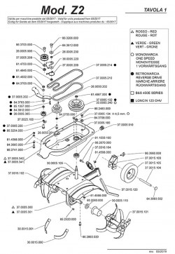 Hacksporn für Z2 (H95) Motorhacke Eurosystems